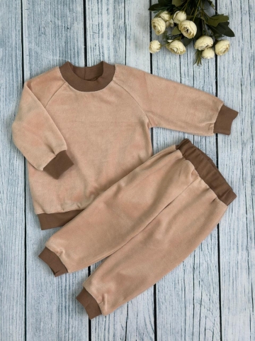 Купить оптом 343. Костюм ясельный, 80% хлопок, 20% ПЭ 80-86-92 в Кургане